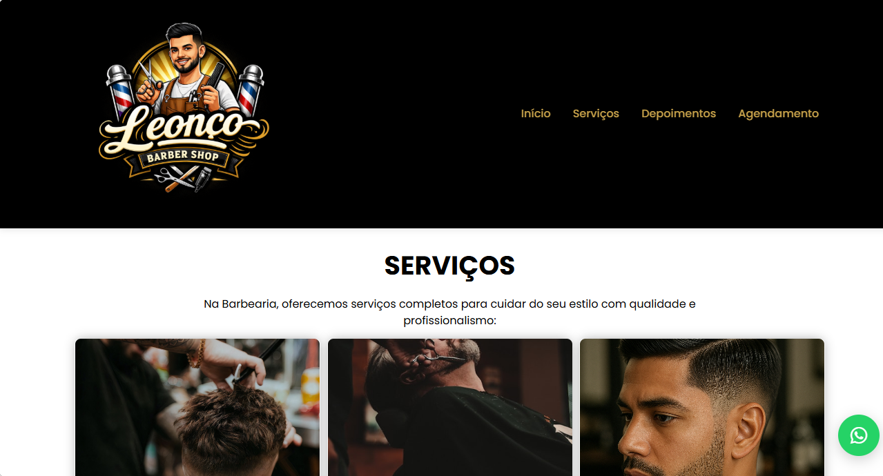 Projeto Site de Barbearia
